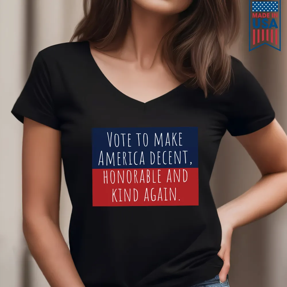 Women's V-neck T-shirt TSVB450