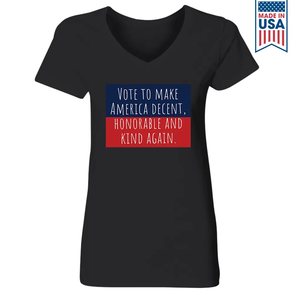 Women's V-neck T-shirt TSVB450