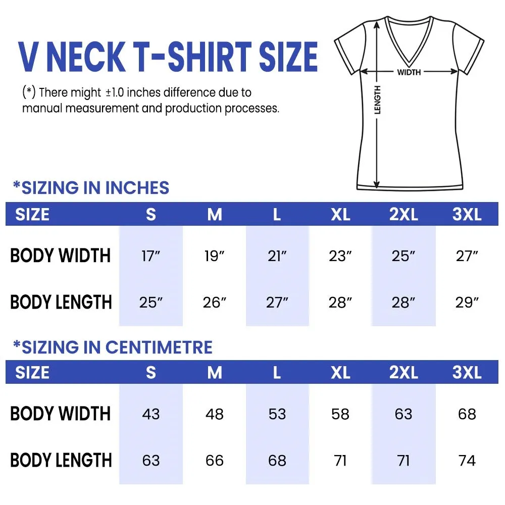Women's V-neck T-shirt TSVB744