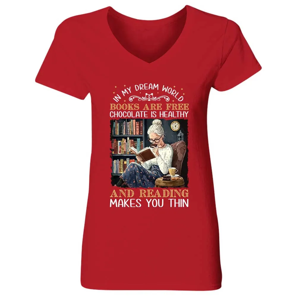 Women's V-neck T-shirt TSVB744
