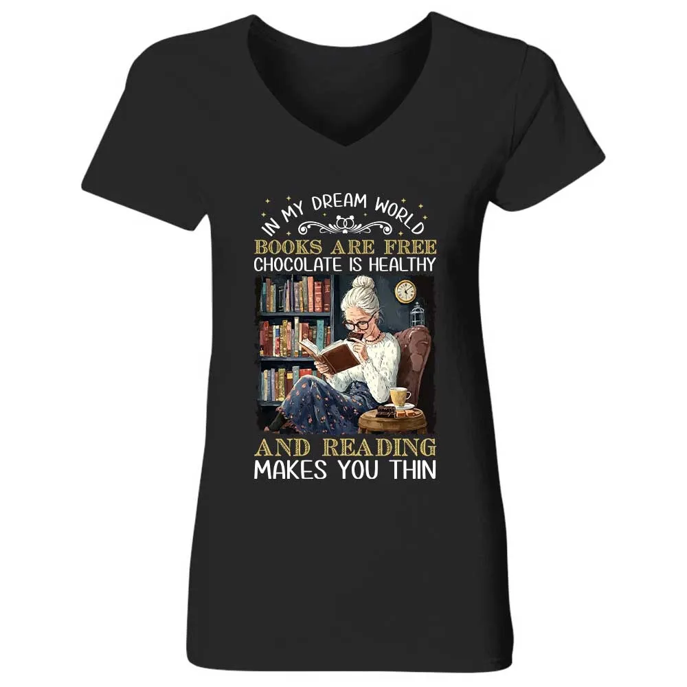 Women's V-neck T-shirt TSVB744
