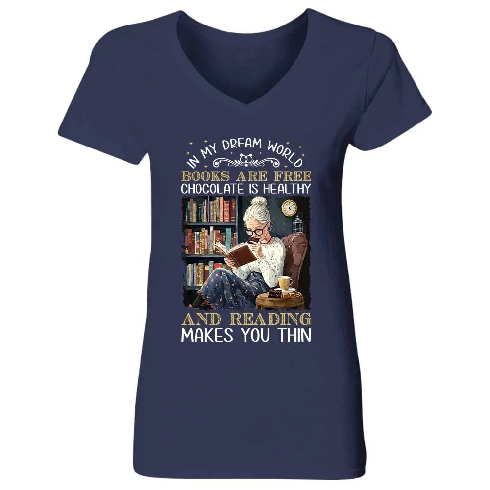 Women's V-neck T-shirt TSVB744