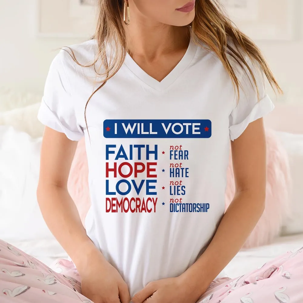 Women's V-neck T-shirt TSVW491
