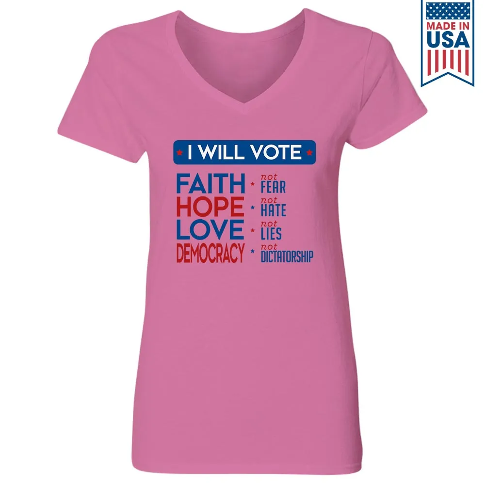 Women's V-neck T-shirt TSVW491