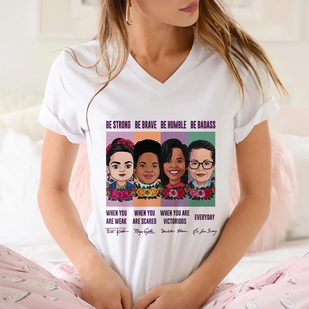 Women's V-neck T-shirt TSVW589