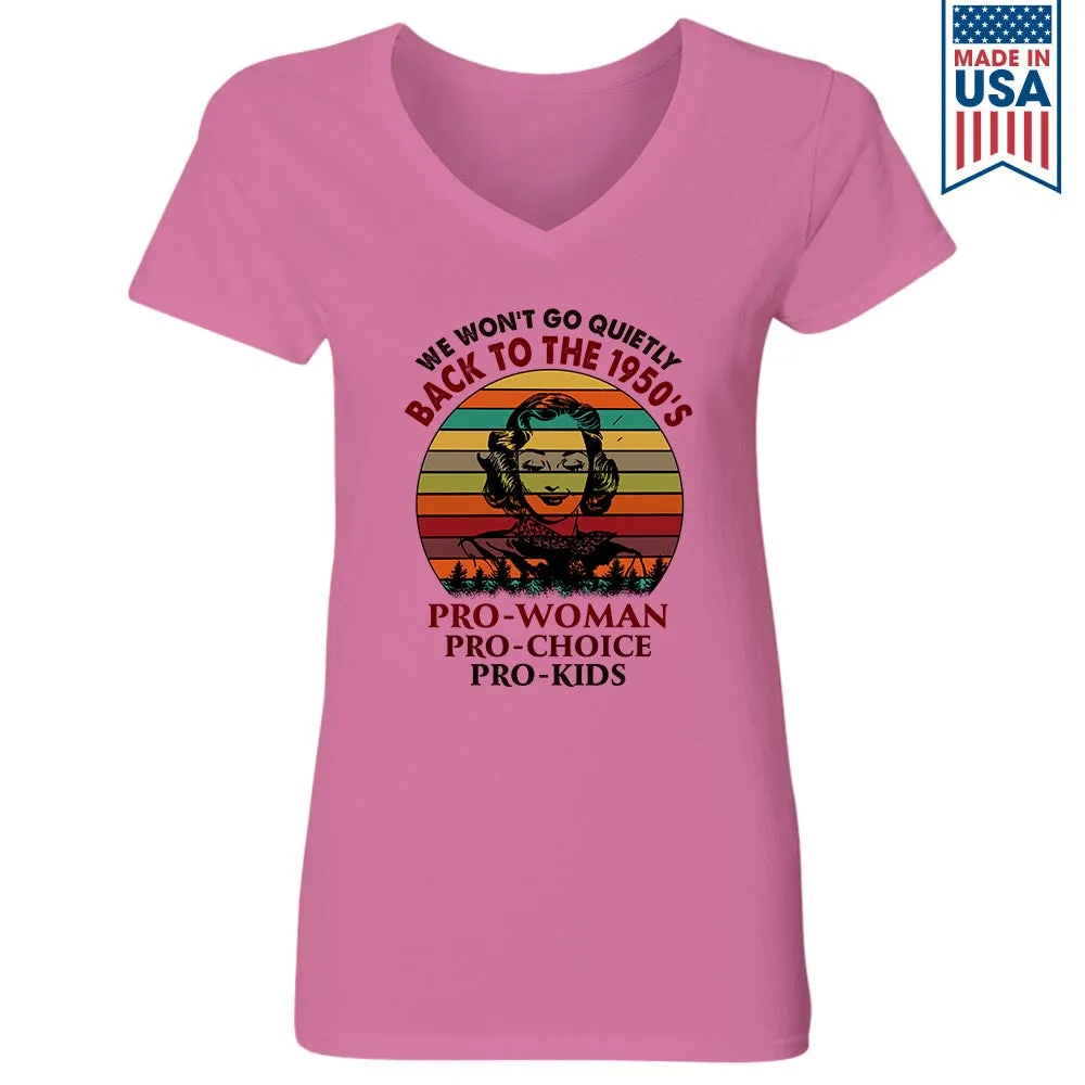 Women's V-neck T-shirt TSVW617