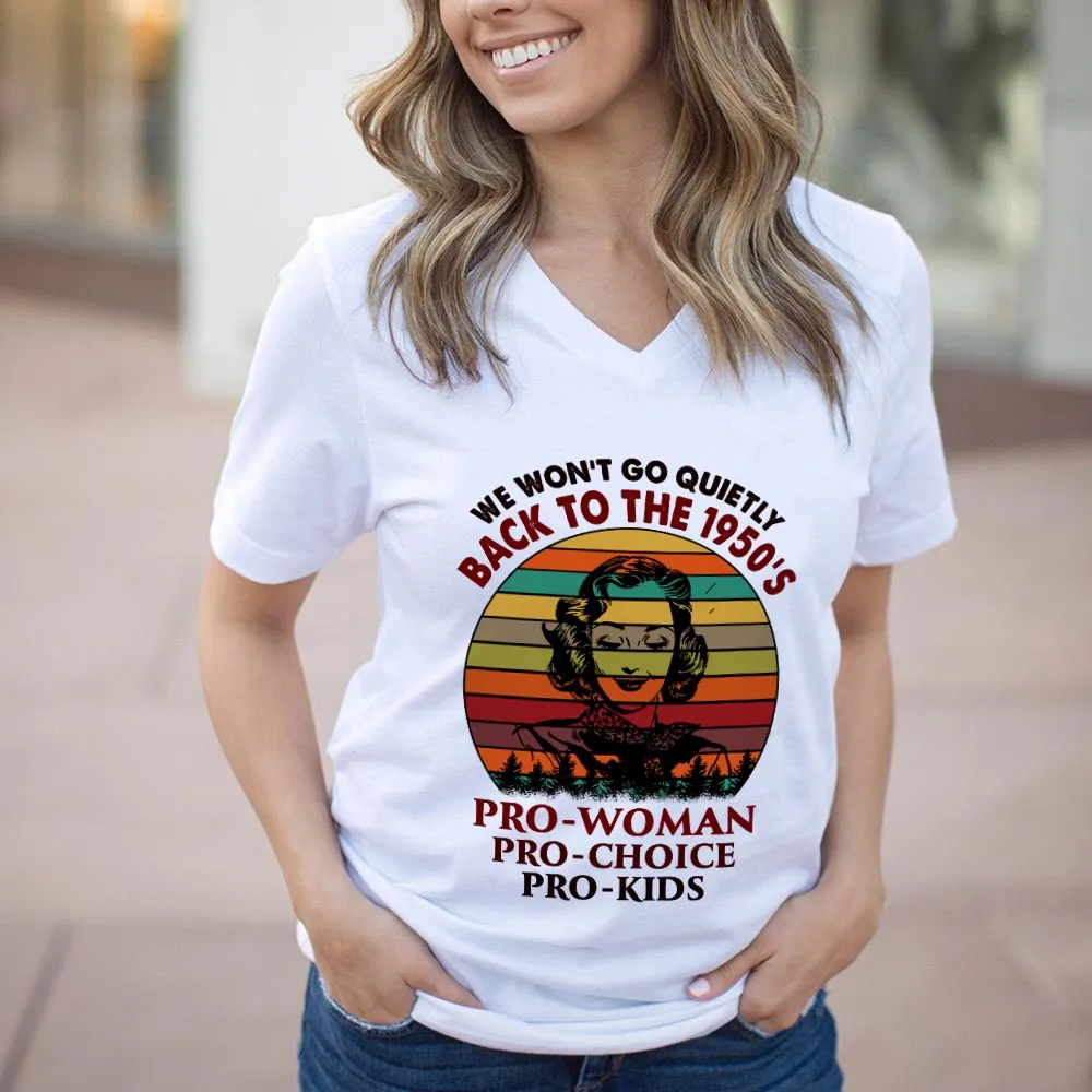 Women's V-neck T-shirt TSVW617