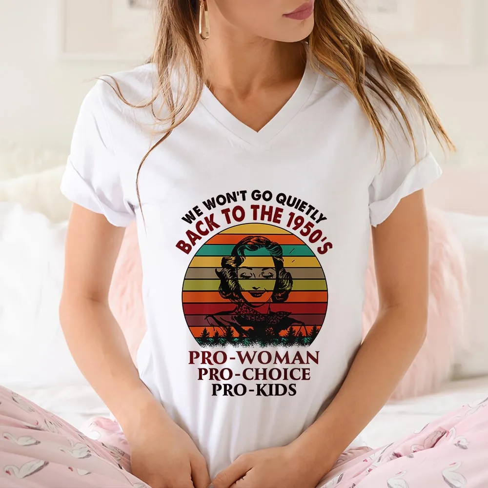 Women's V-neck T-shirt TSVW617