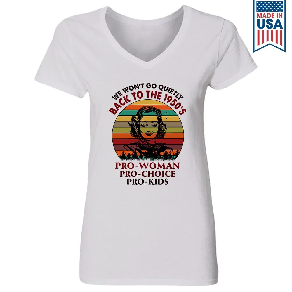Women's V-neck T-shirt TSVW617